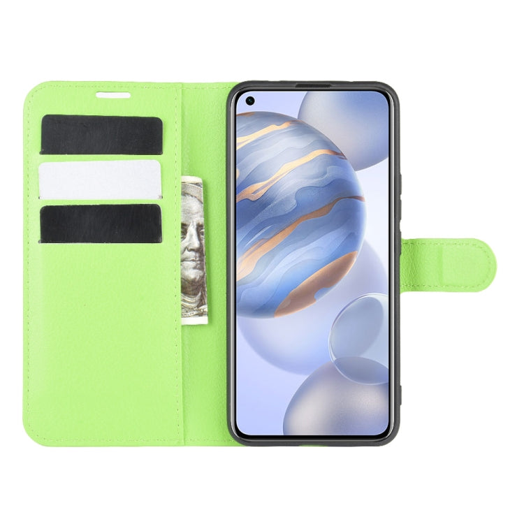 For Huawei Honor 30 Litchi Texture Horizontal Flip Protective Case with Holder & Card Slots & Wallet