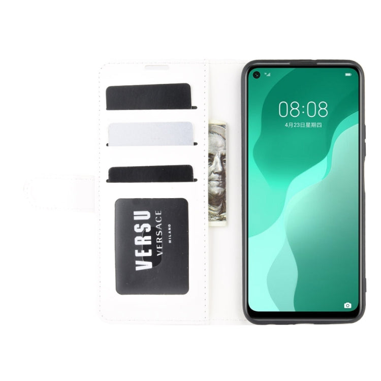 For Huawei Nova 7 SE R64 Texture Single Horizontal Flip Protective Case with Holder & Card Slots & Wallet& Photo Frame