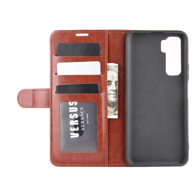 For Huawei Nova 7 SE R64 Texture Single Horizontal Flip Protective Case with Holder & Card Slots & Wallet& Photo Frame