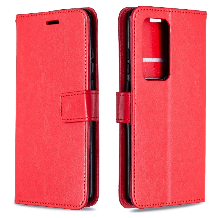 For Huawei P40 Pro Crazy Horse Texture Horizontal Flip Leather Case with Holder & Card Slots & Wallet & Photo Frame