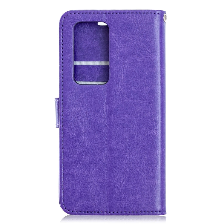 For Huawei P40 Pro Crazy Horse Texture Horizontal Flip Leather Case with Holder & Card Slots & Wallet & Photo Frame