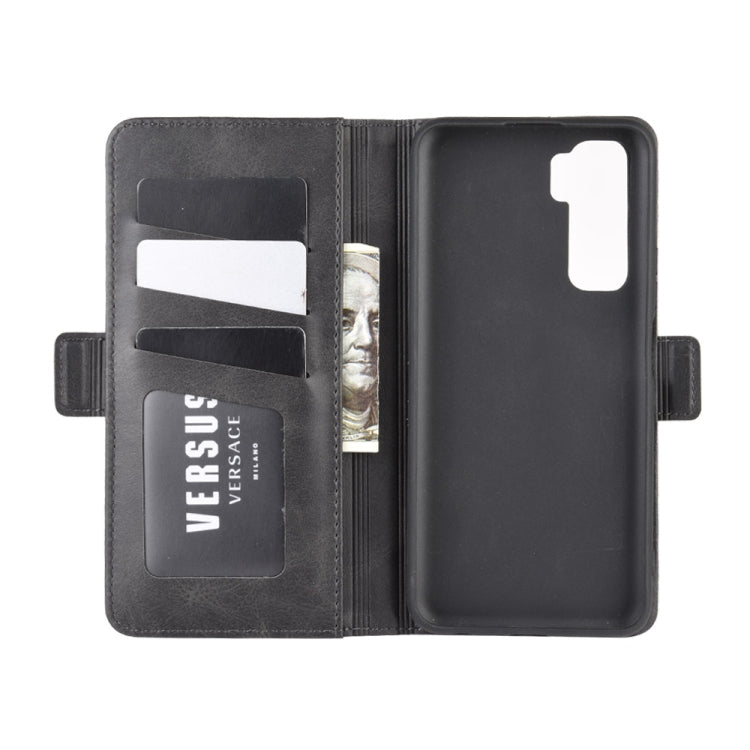 For Huawei Nova 7 SE Dual-side Magnetic Buckle Horizontal Flip Leather Case with Holder & Card Slots & Wallet