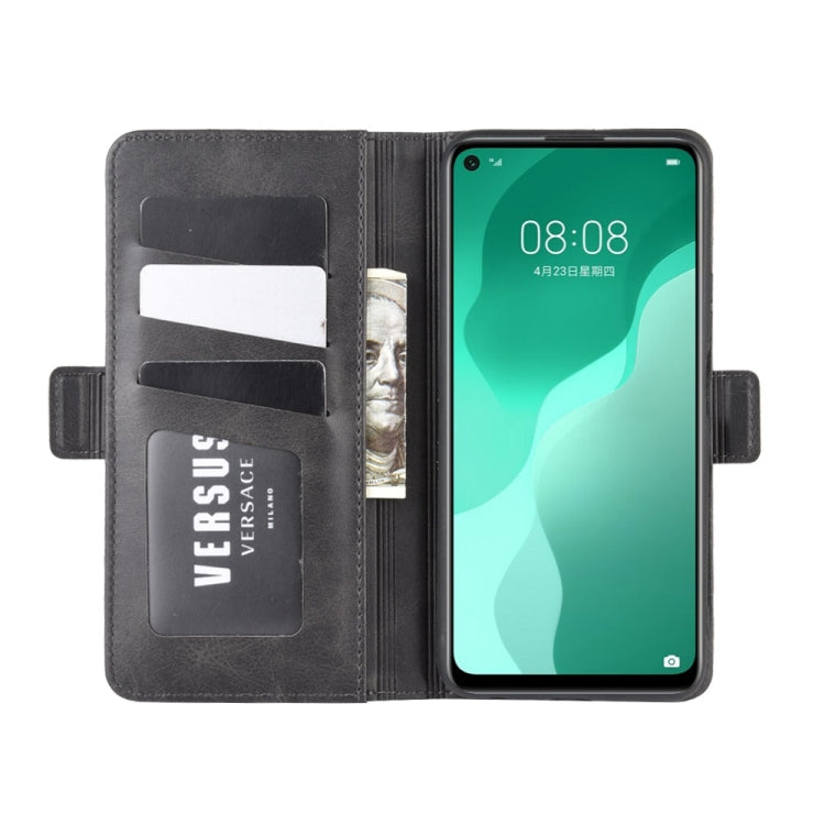 For Huawei Nova 7 SE Dual-side Magnetic Buckle Horizontal Flip Leather Case with Holder & Card Slots & Wallet