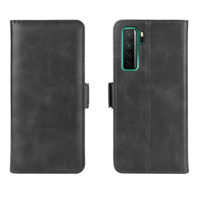 For Huawei Nova 7 SE Dual-side Magnetic Buckle Horizontal Flip Leather Case with Holder & Card Slots & Wallet