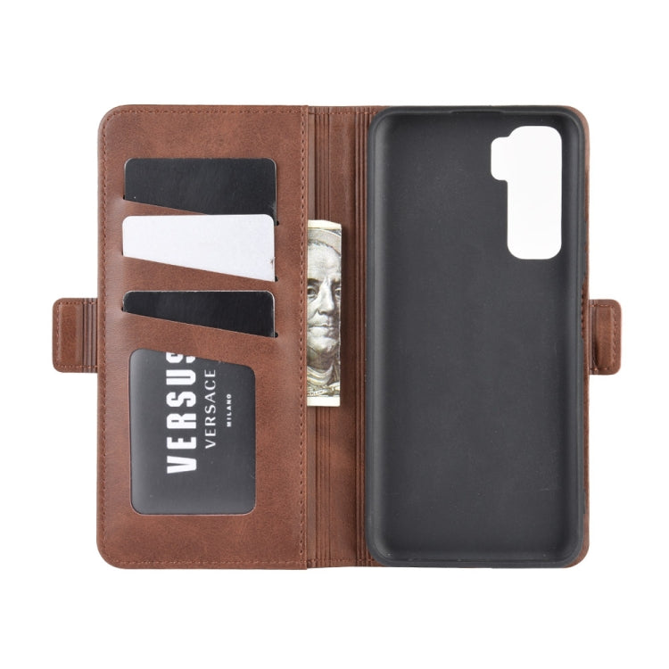 For Huawei Nova 7 SE Dual-side Magnetic Buckle Horizontal Flip Leather Case with Holder & Card Slots & Wallet