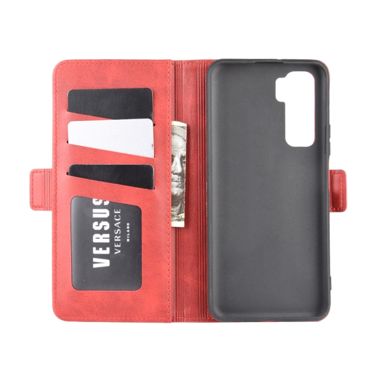 For Huawei Nova 7 SE Dual-side Magnetic Buckle Horizontal Flip Leather Case with Holder & Card Slots & Wallet