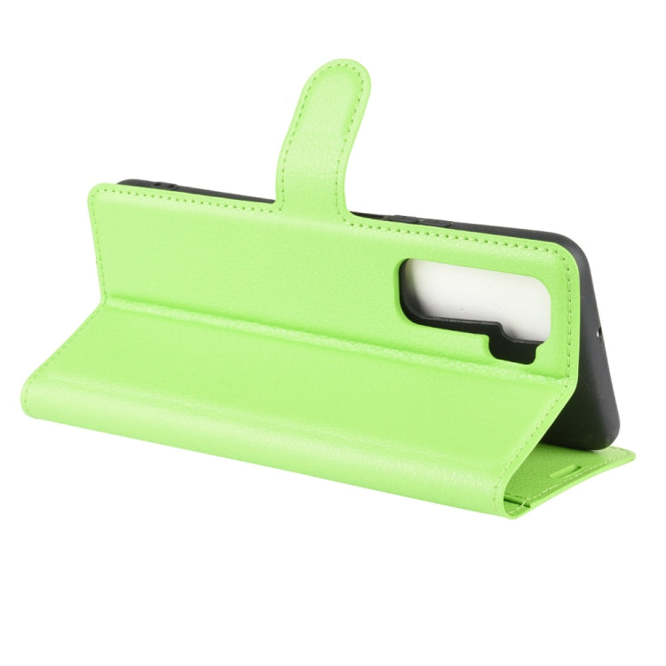 For Huawei Nova 7 SE Litchi Texture Horizontal Flip Protective Case with Holder & Card Slots & Wallet