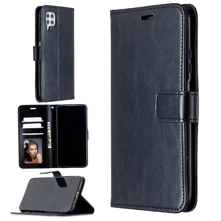 For Huawei P40 Lite Crazy Horse Texture Horizontal Flip Leather Case with Holder & Card Slots & Wallet & Photo Frame