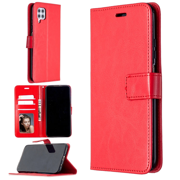 For Huawei P40 Lite Crazy Horse Texture Horizontal Flip Leather Case with Holder & Card Slots & Wallet & Photo Frame