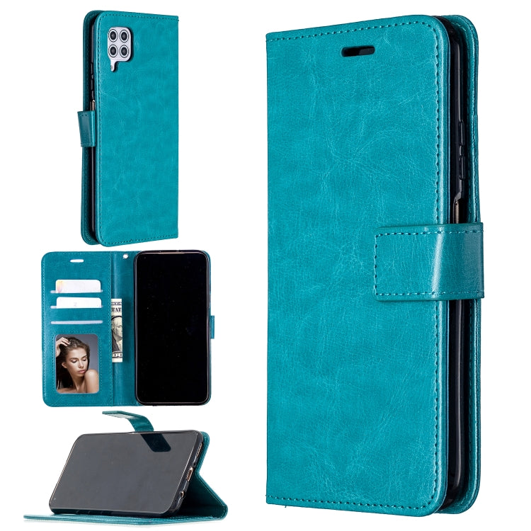For Huawei P40 Lite Crazy Horse Texture Horizontal Flip Leather Case with Holder & Card Slots & Wallet & Photo Frame