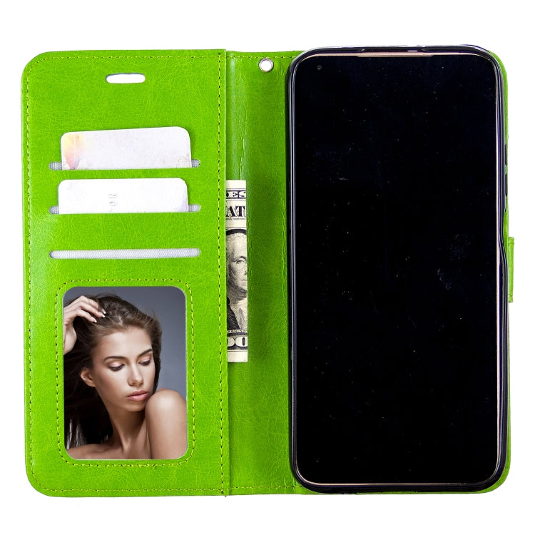 For Huawei P40 Lite Crazy Horse Texture Horizontal Flip Leather Case with Holder & Card Slots & Wallet & Photo Frame