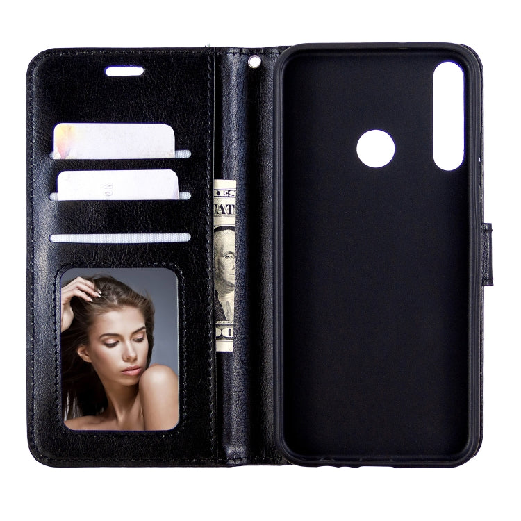 For Huawei P40 Lite E Crazy Horse Texture Horizontal Flip Leather Case with Holder & Card Slots & Wallet & Photo Frame