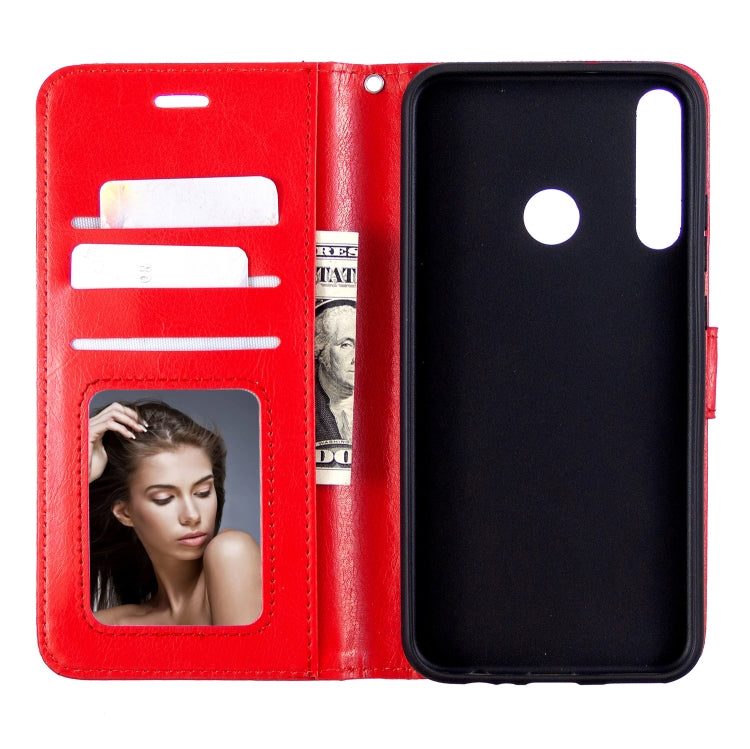 For Huawei P40 Lite E Crazy Horse Texture Horizontal Flip Leather Case with Holder & Card Slots & Wallet & Photo Frame