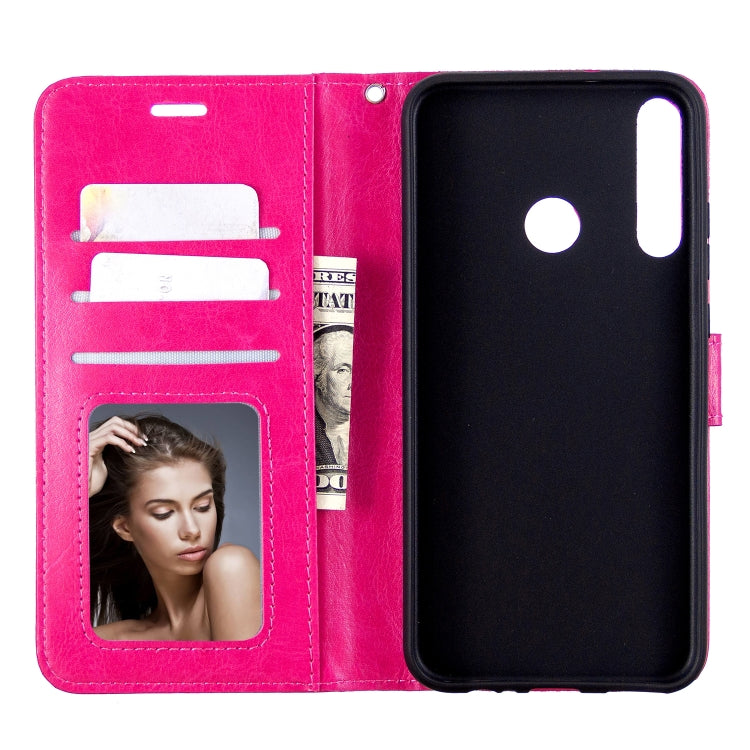 For Huawei P40 Lite E Crazy Horse Texture Horizontal Flip Leather Case with Holder & Card Slots & Wallet & Photo Frame