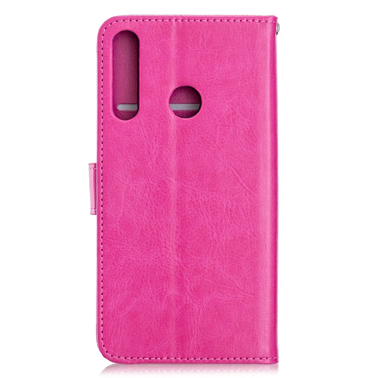 For Huawei P40 Lite E Crazy Horse Texture Horizontal Flip Leather Case with Holder & Card Slots & Wallet & Photo Frame