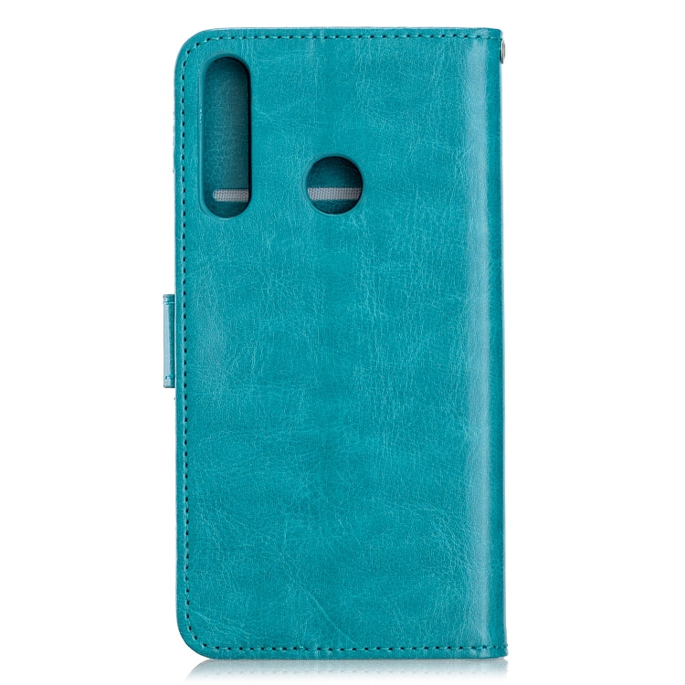 For Huawei P40 Lite E Crazy Horse Texture Horizontal Flip Leather Case with Holder & Card Slots & Wallet & Photo Frame