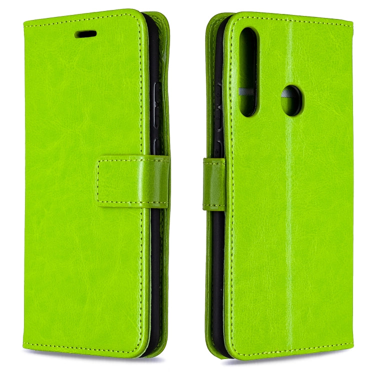 For Huawei P40 Lite E Crazy Horse Texture Horizontal Flip Leather Case with Holder & Card Slots & Wallet & Photo Frame