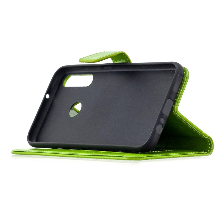 For Huawei P40 Lite E Crazy Horse Texture Horizontal Flip Leather Case with Holder & Card Slots & Wallet & Photo Frame