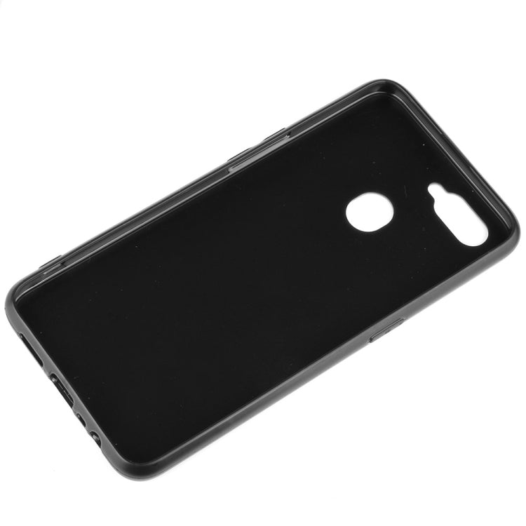 For Oppo A12 Shockproof Sewing Cow Pattern Skin PC + PU + TPU Case