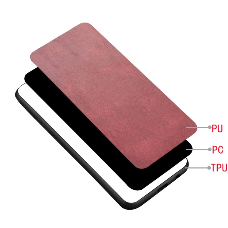 For Oppo Find X2 Neo Shockproof Sewing Cow Pattern Skin PC + PU + TPU Case