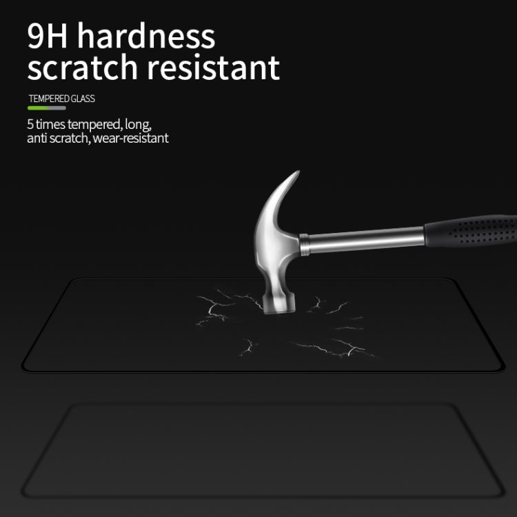 For Xiaomi Redmi Note 9S MOFI 9H 2.5D Full Screen Tempered Glass Film(Black)