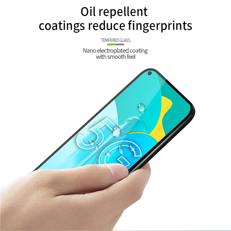 For Huawei Honor 30S 5G MOFI 9H 2.5D Full Screen Tempered Glass Film(Black)