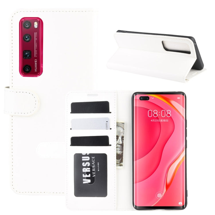 For Huawei Nova 7 Pro 5G R64 Texture Single Horizontal Flip Protective Case with Holder & Card Slots & Wallet& Photo Frame