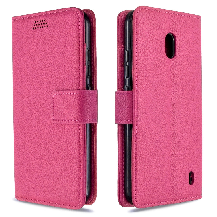 For Nokia 2.2 Litchi Texture Horizontal Flip Leather Case with Holder & Card Slots & Wallet & Photo Frame