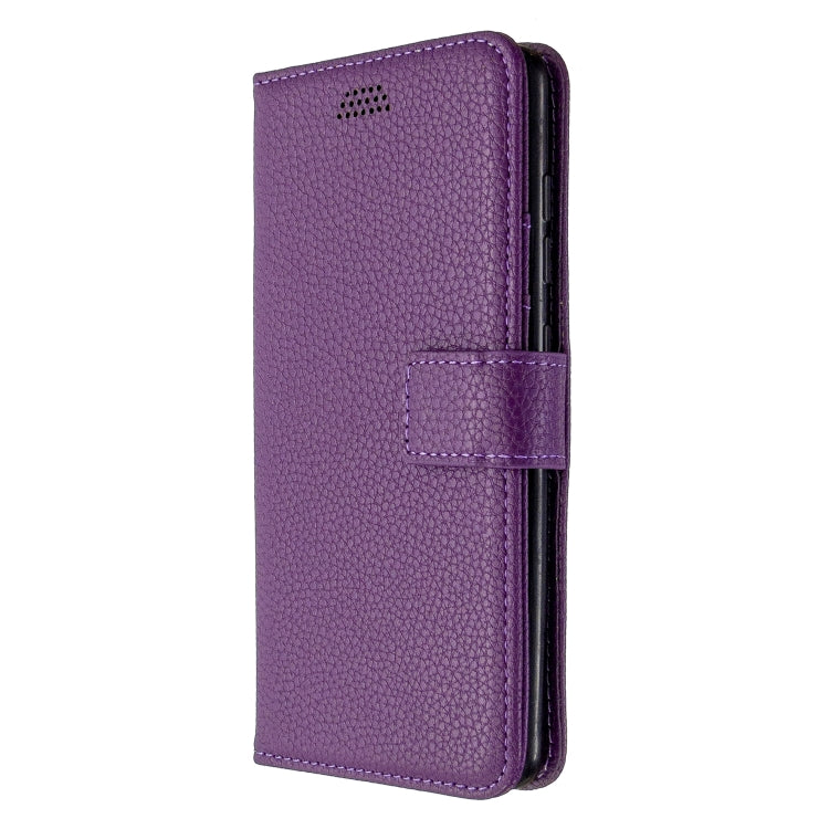 For Galaxy A51 Litchi Texture Horizontal Flip Leather Case with Holder & Card Slots & Wallet & Photo Frame