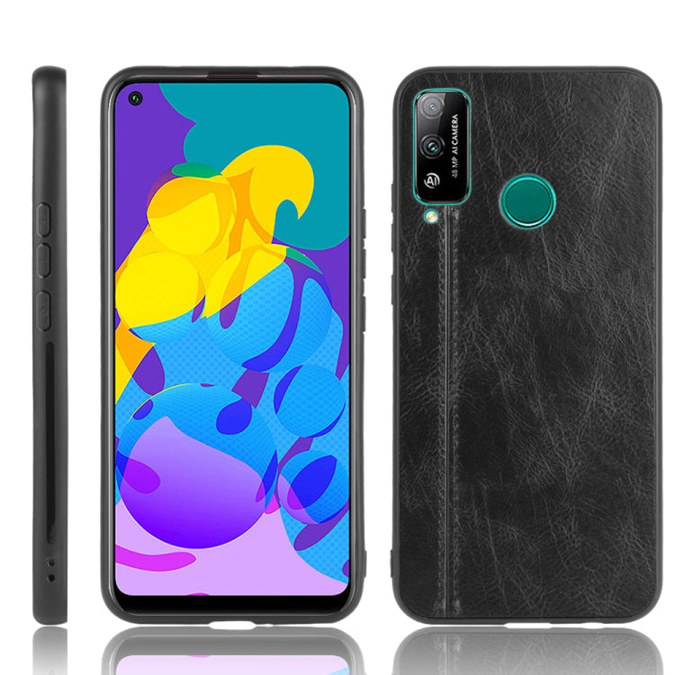 For Huawei Honor Play 4T Shockproof Sewing Cow Pattern Skin PC + PU + TPU Case