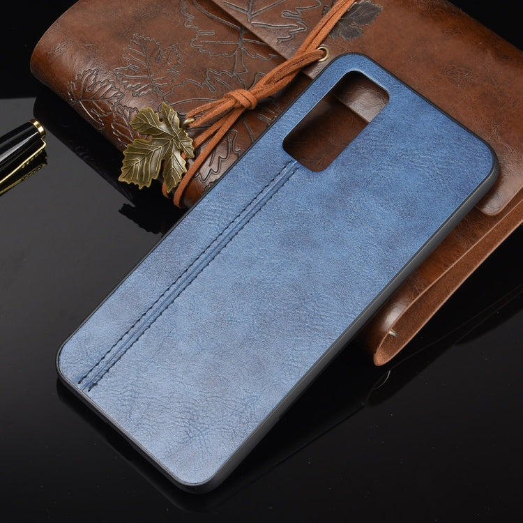 For Huawei Honor 30 Pro Shockproof Sewing Cow Pattern Skin PC + PU + TPU Case