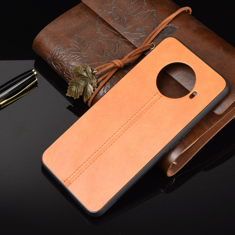 For Oppo Ace2 Shockproof Sewing Cow Pattern Skin PC + PU + TPU Case