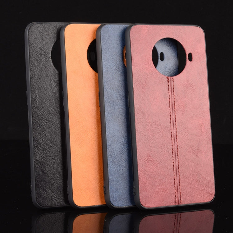 For Oppo Ace2 Shockproof Sewing Cow Pattern Skin PC + PU + TPU Case