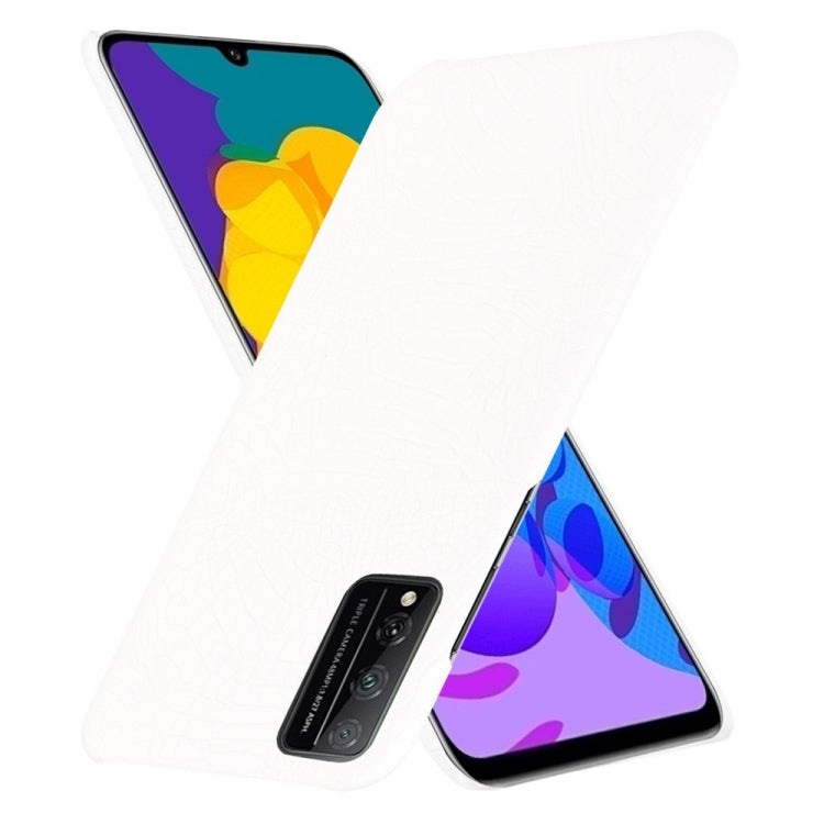 For Huawei Honor Play 4T Pro Shockproof Crocodile Texture PC + PU Case