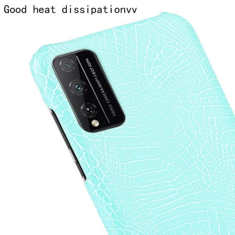 For Huawei Honor Play 4T Pro Shockproof Crocodile Texture PC + PU Case