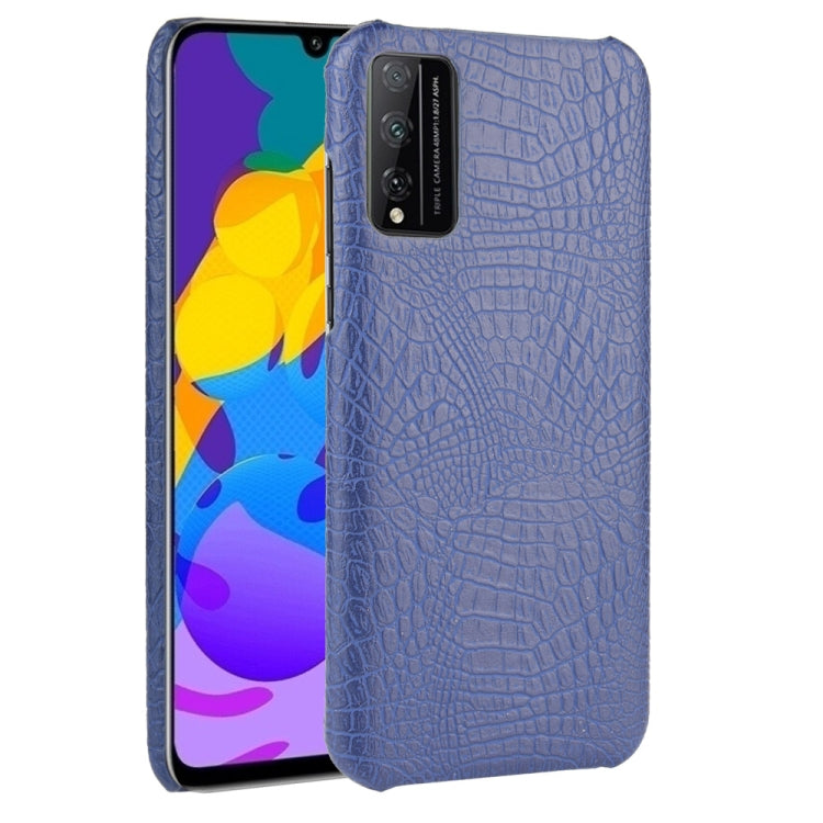 For Huawei Honor Play 4T Pro Shockproof Crocodile Texture PC + PU Case