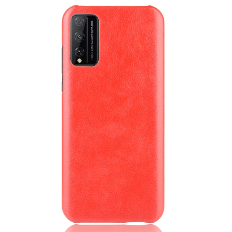 For Huawei Honor Play 4T Pro Shockproof Litchi Texture PC + PU Case