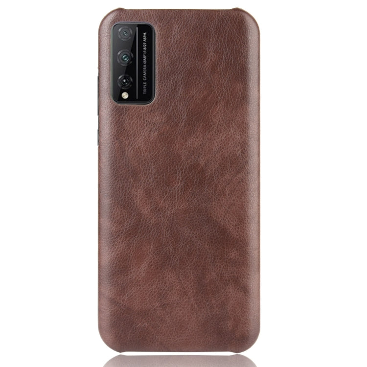 For Huawei Honor Play 4T Pro Shockproof Litchi Texture PC + PU Case