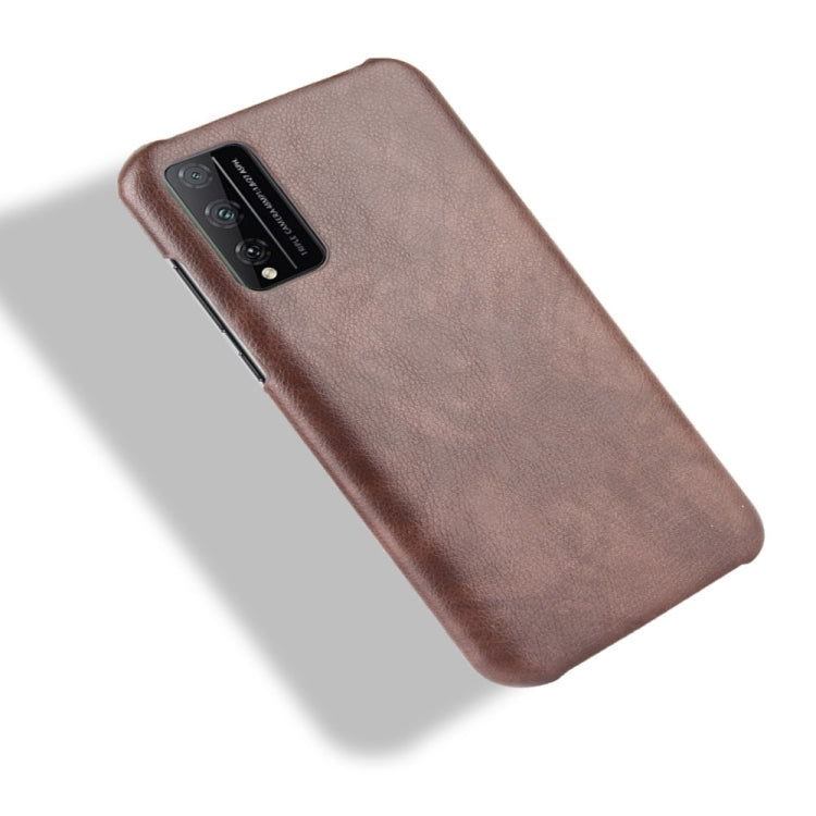 For Huawei Honor Play 4T Pro Shockproof Litchi Texture PC + PU Case