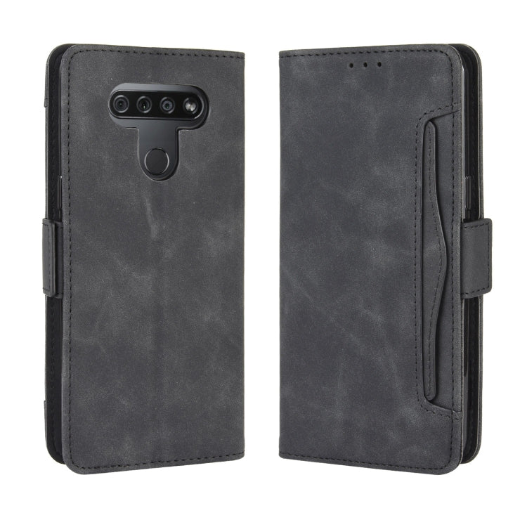 For LG K51 Wallet Style Skin Feel Calf Pattern Leather Case ï¼Œwith Separate Card Slot