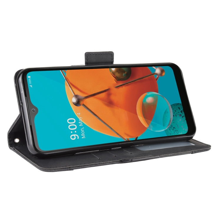 For LG K51 Wallet Style Skin Feel Calf Pattern Leather Case ï¼Œwith Separate Card Slot