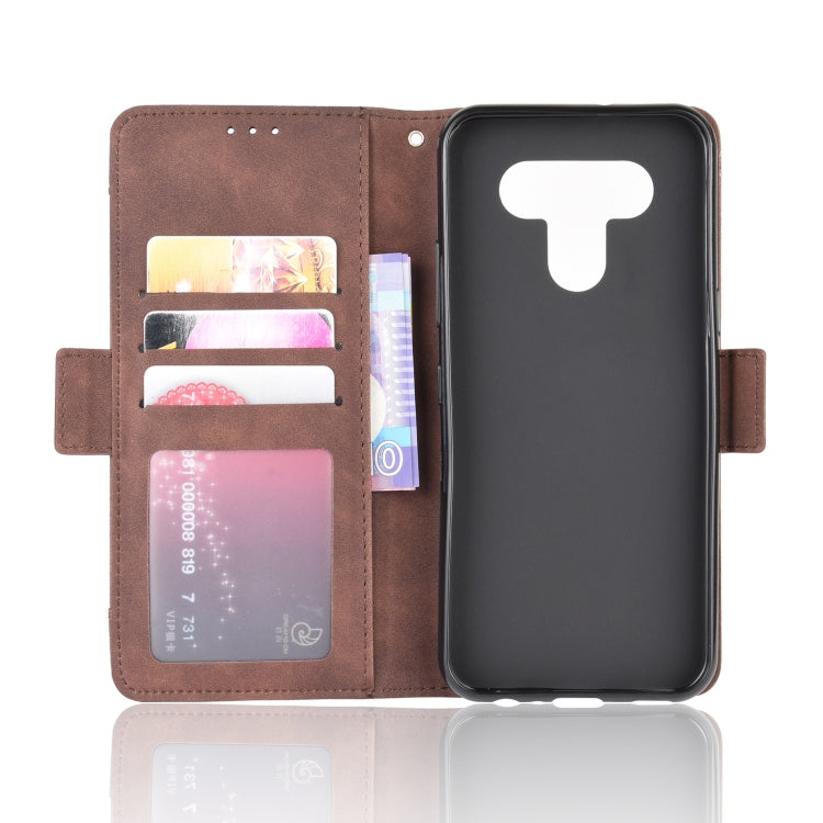 For LG K51 Wallet Style Skin Feel Calf Pattern Leather Case ï¼Œwith Separate Card Slot