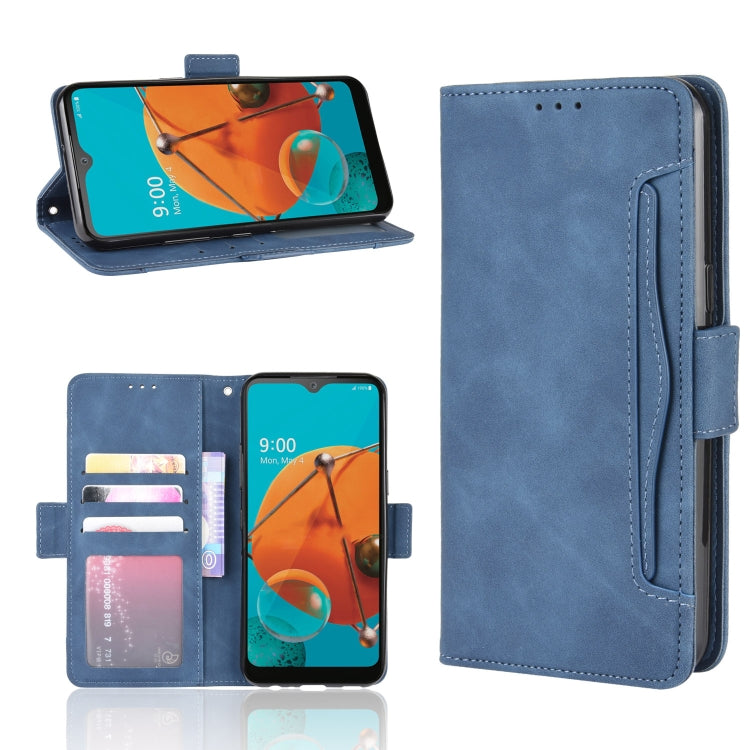 For LG K51 Wallet Style Skin Feel Calf Pattern Leather Case ï¼Œwith Separate Card Slot