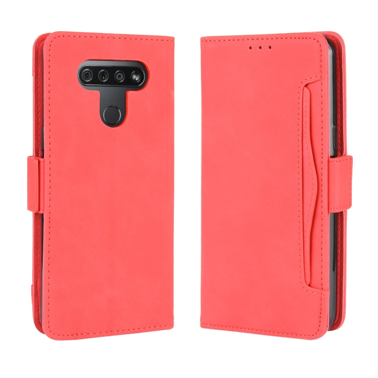 For LG K51 Wallet Style Skin Feel Calf Pattern Leather Case ï¼Œwith Separate Card Slot