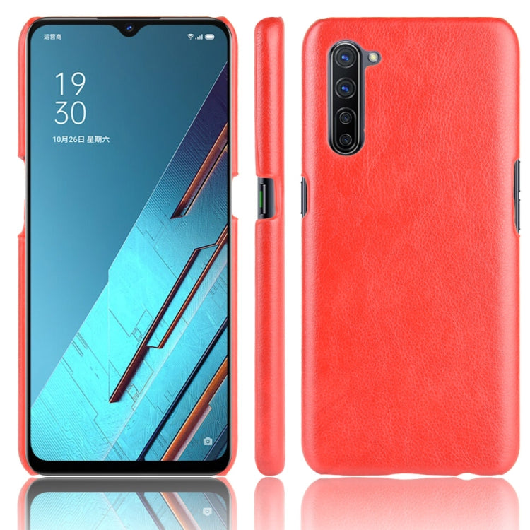 For OPPO Find X2 Lite Shockproof Litchi Texture PC + PU Case