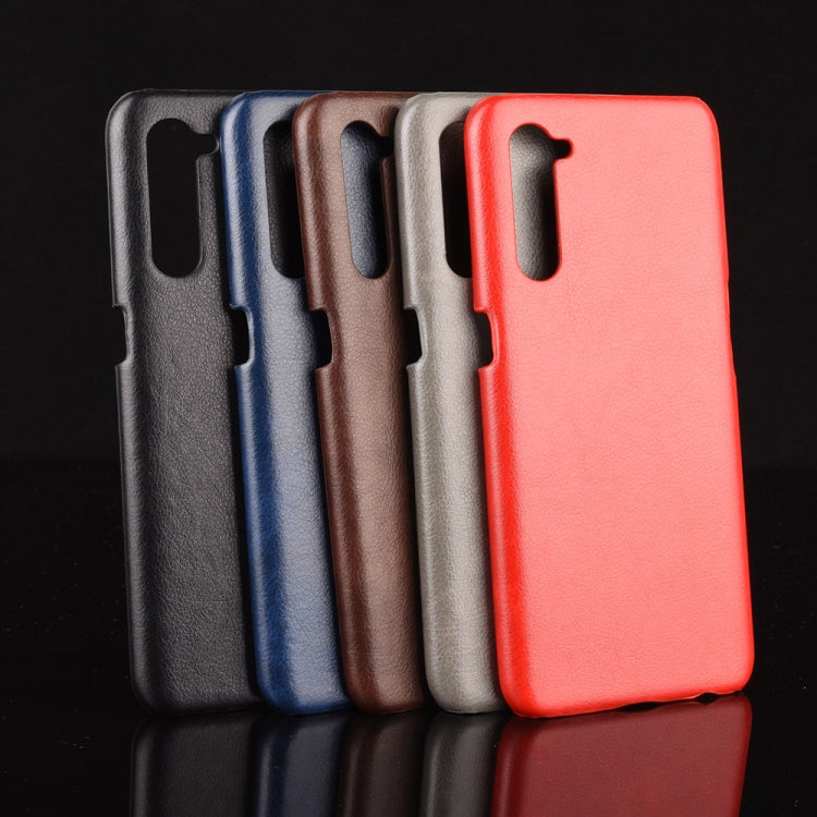 For OPPO Find X2 Lite Shockproof Litchi Texture PC + PU Case