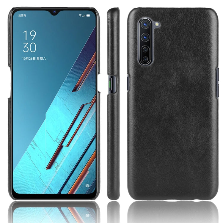 For Oppo Reno3 5G Shockproof Litchi Texture PC + PU Case