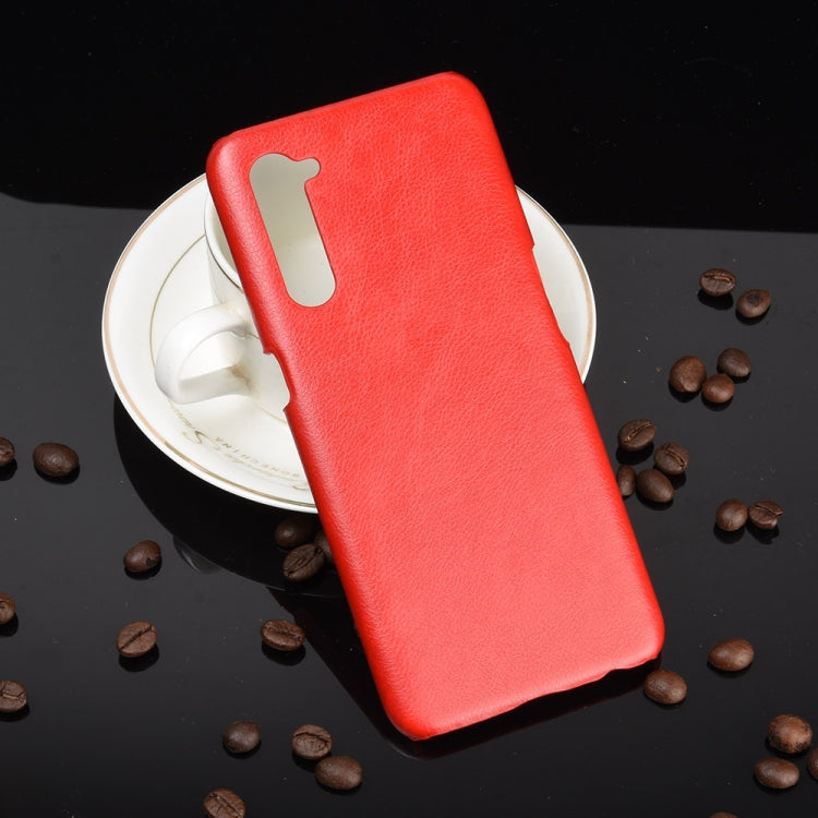 For Oppo Reno3 5G Shockproof Litchi Texture PC + PU Case