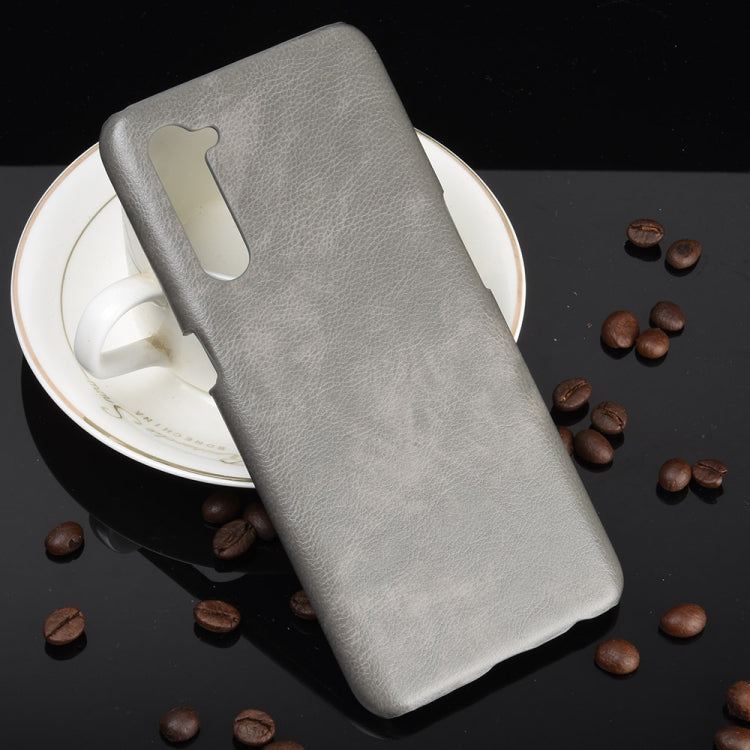 For Oppo Reno3 5G Shockproof Litchi Texture PC + PU Case