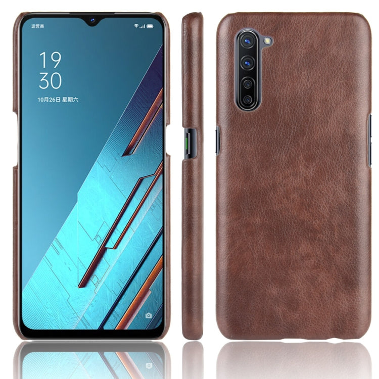 For Oppo Reno3 5G Shockproof Litchi Texture PC + PU Case